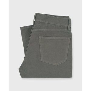 Sid Mashburn Slim Straight 5-Pocket Pant in Moss Canvas 34 x 32